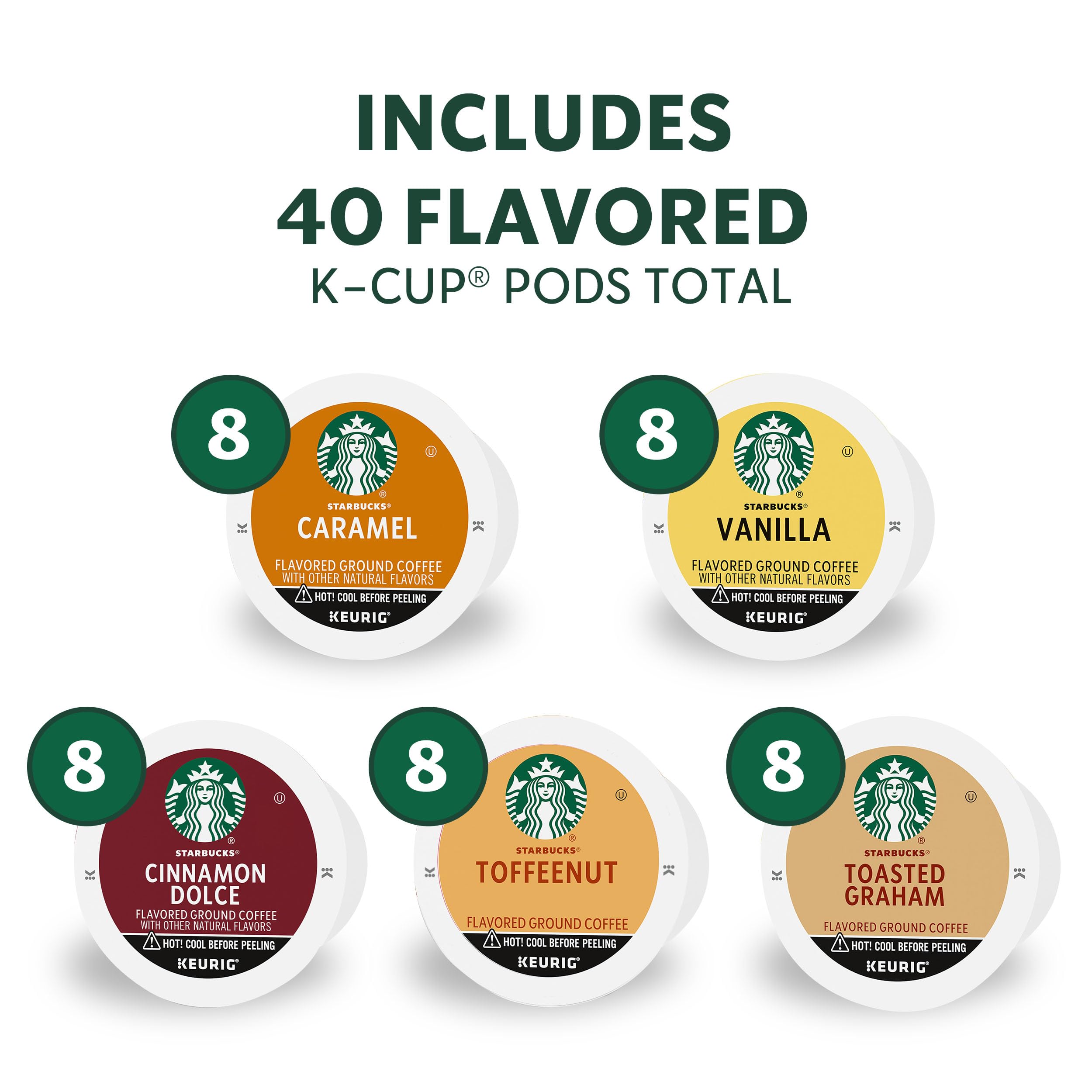 Starbucks K-Cup vanilla flavor pods offer velvety sweetness for comforting cups