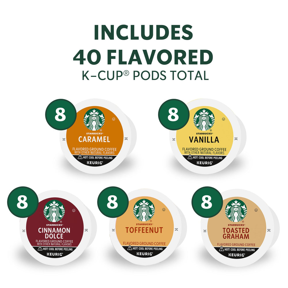 Starbucks K-Cup vanilla flavor pods offer velvety sweetness for comforting cups