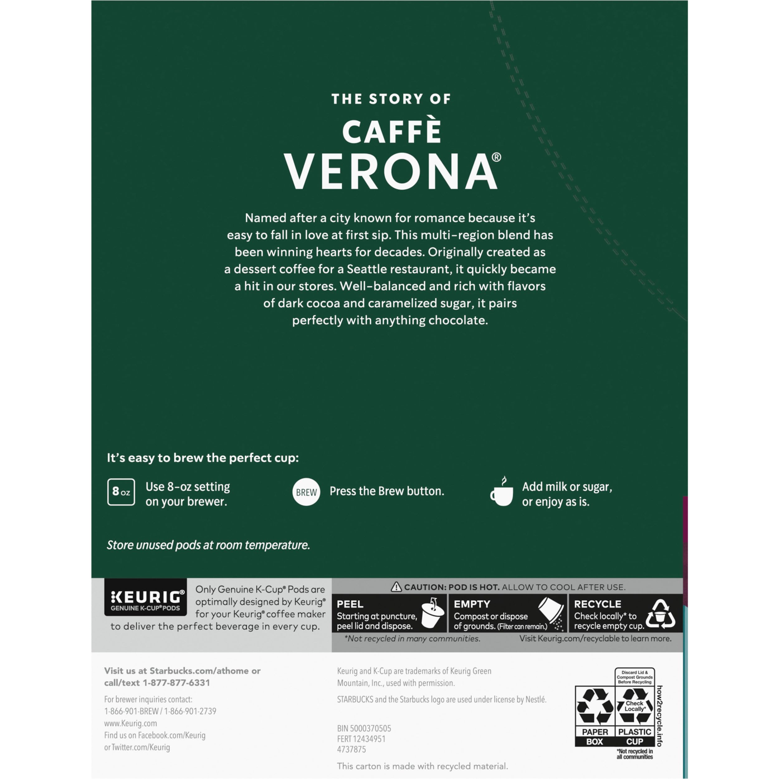 Starbucks Keurig compatibility note ensures easy brewing with your machine.