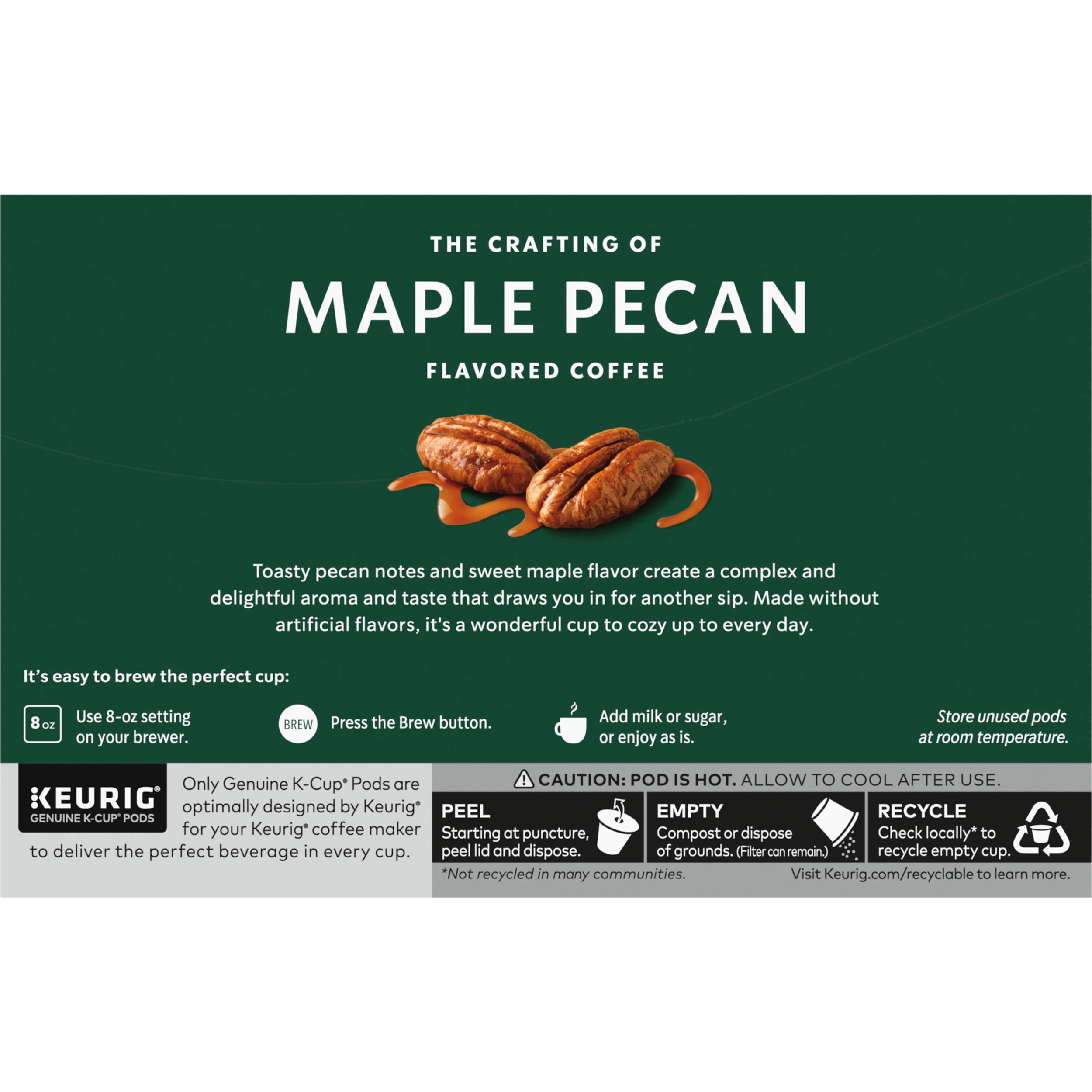 Starbucks logo on packaging, signaling café-quality experience at home.