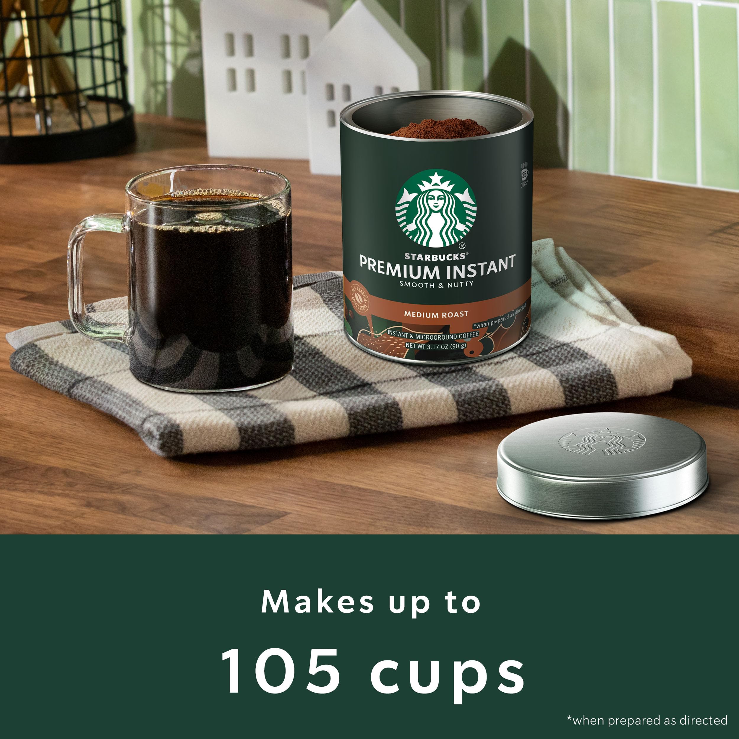 Starbucks Medium Roast with notes of chocolate and nuts