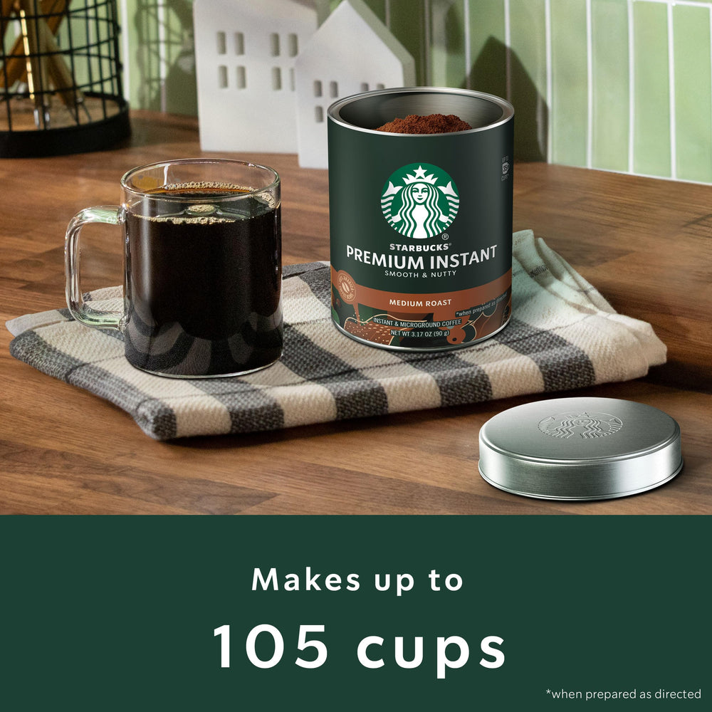 Starbucks Medium Roast with notes of chocolate and nuts