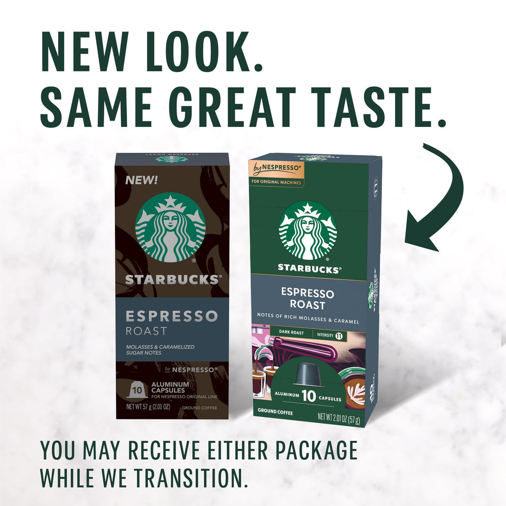 Starbucks Nespresso original-line machine compatibility with Essenza Mini, Pixie, Citiz, Creatista, and Lattissima.