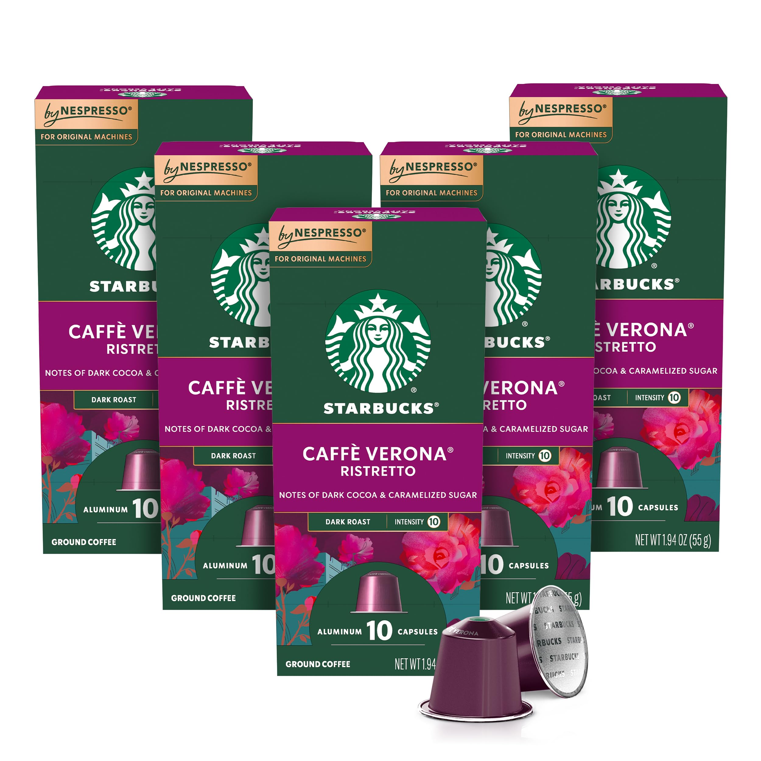 Starbucks Verona packaging ready for at-home brewing and savoring