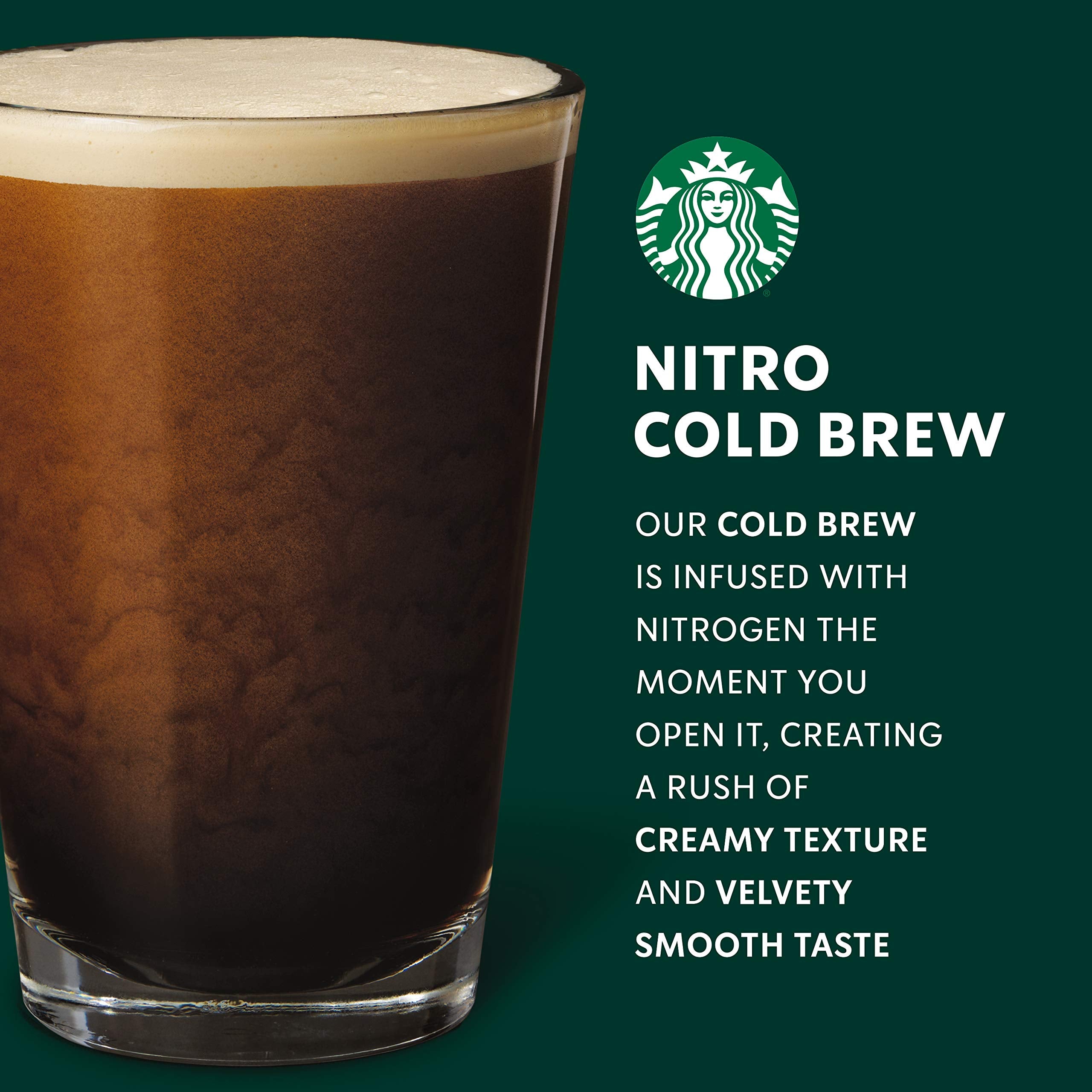 Starbucks Nitro Cold Brew in hand, a refreshing iced coffee for on-the-go moments.