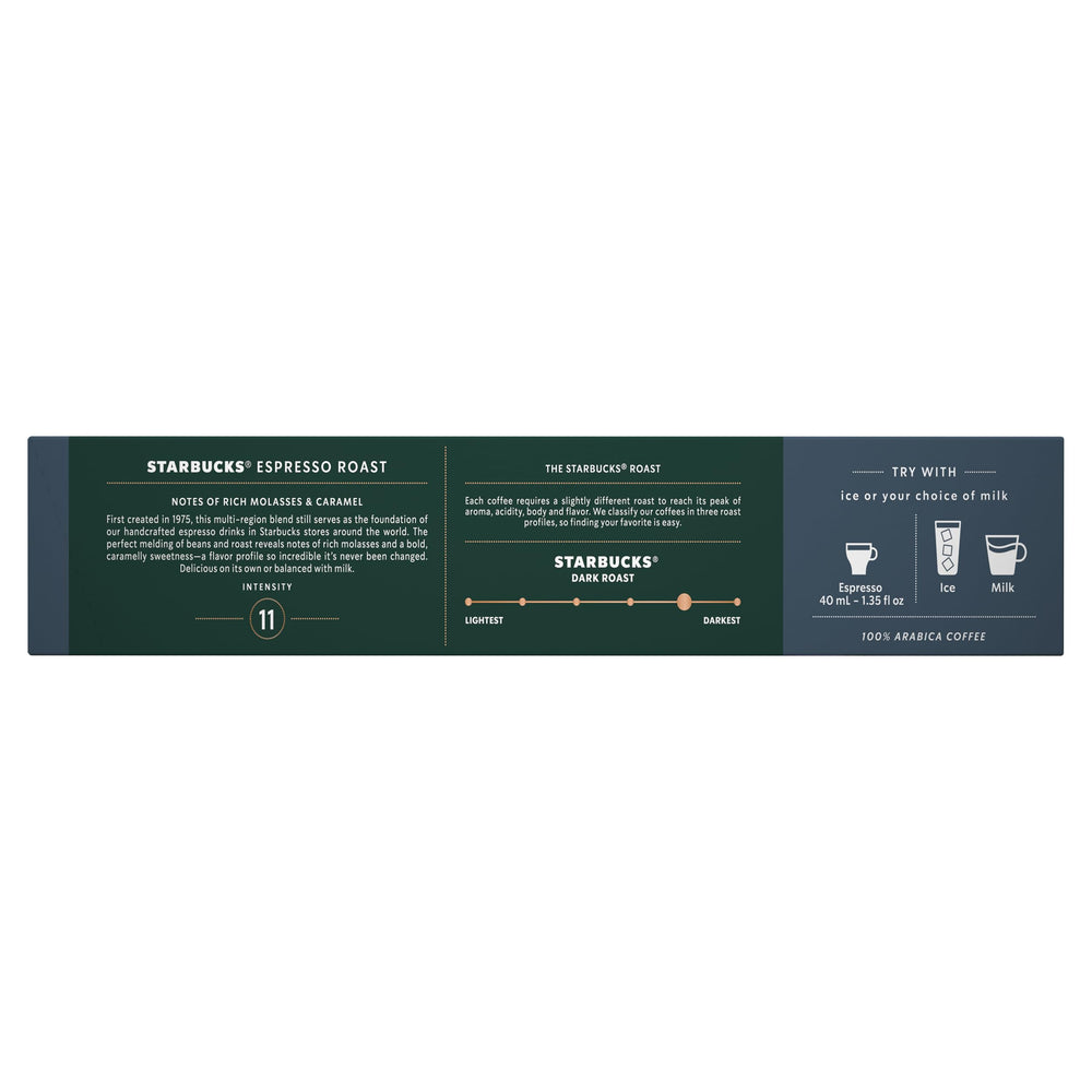 Packaging labeling highlighting an authentic Starbucks experience at home.