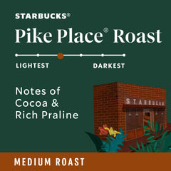 Starbucks Pike Place Roast iced brew pour-ready with refreshing finish
