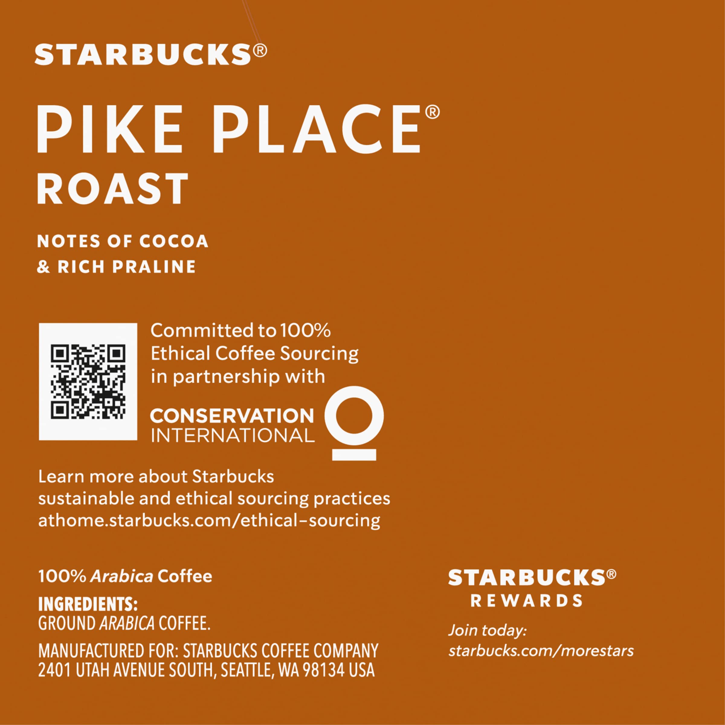 Starbucks Pike Place Roast K-Cups brewing-aroma capture hints at inviting scent while brewing.