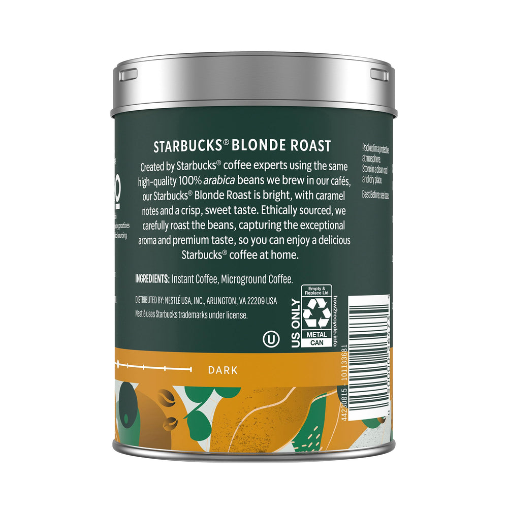 Starbucks premium instant coffee aroma fills kitchen.