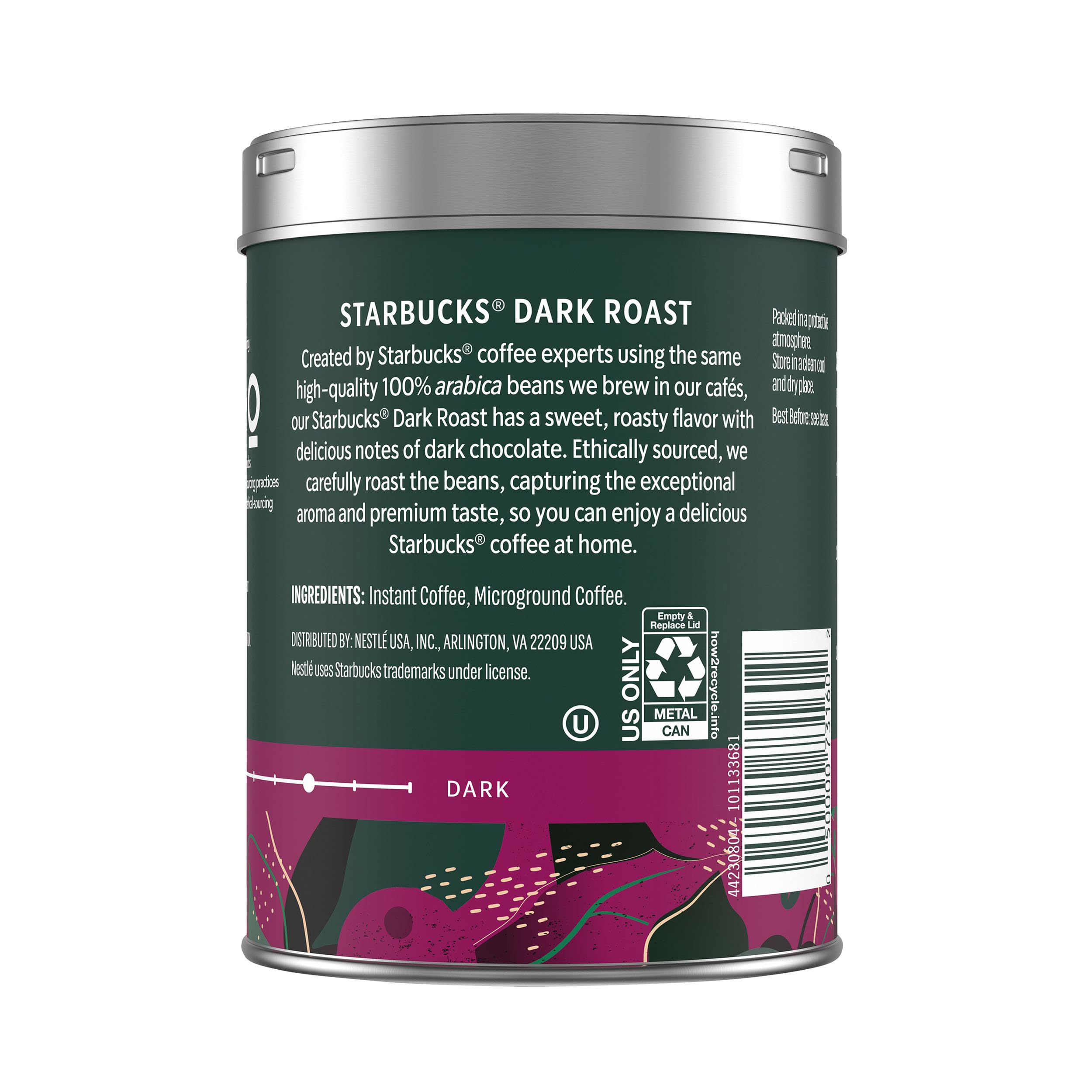 Starbucks premium instant coffee cup showing easy preparation anywhere.