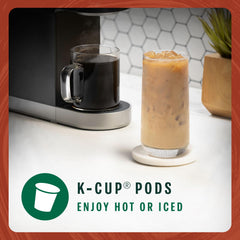 Starbucks Pumpkin Spice K-Cup pod closeup, highlighting rich aroma and flavorful notes