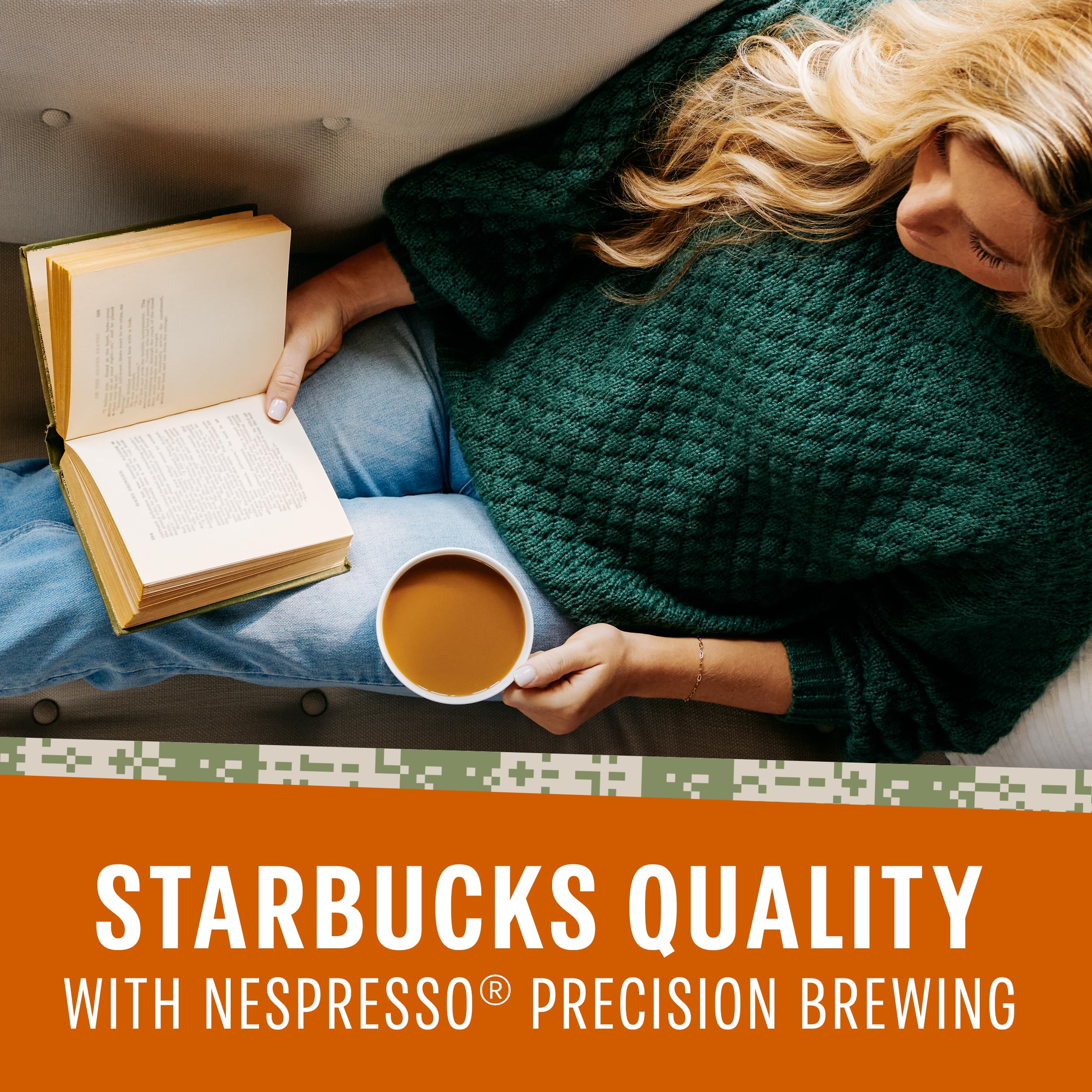 Starbucks by Nespresso Pumpkin Spice Vertuo pods steaming mug highlights aromatic spice notes.