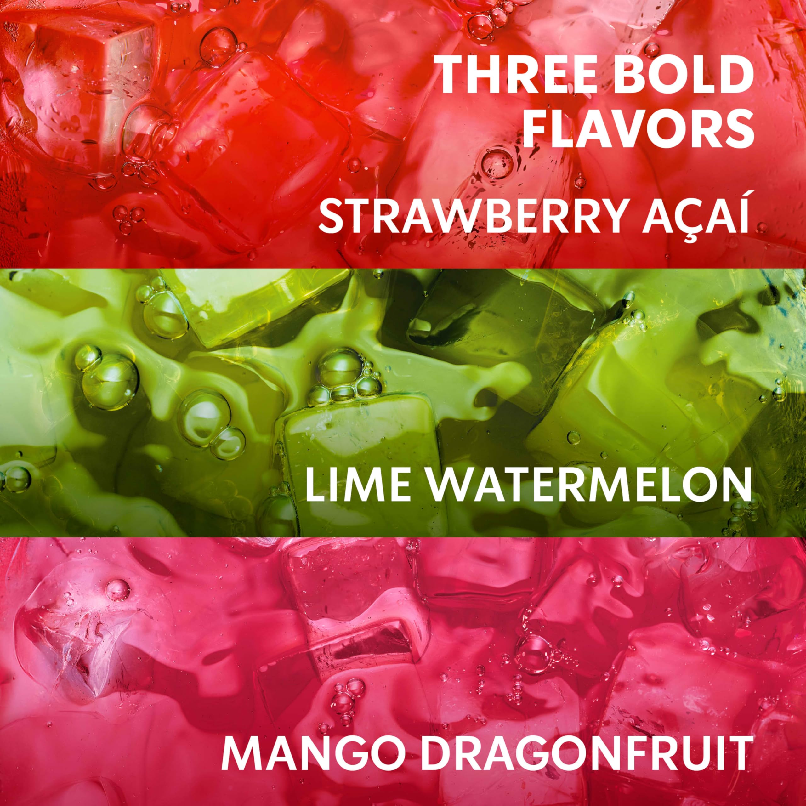Starbucks Refreshers concentrate ready to serve in a glass