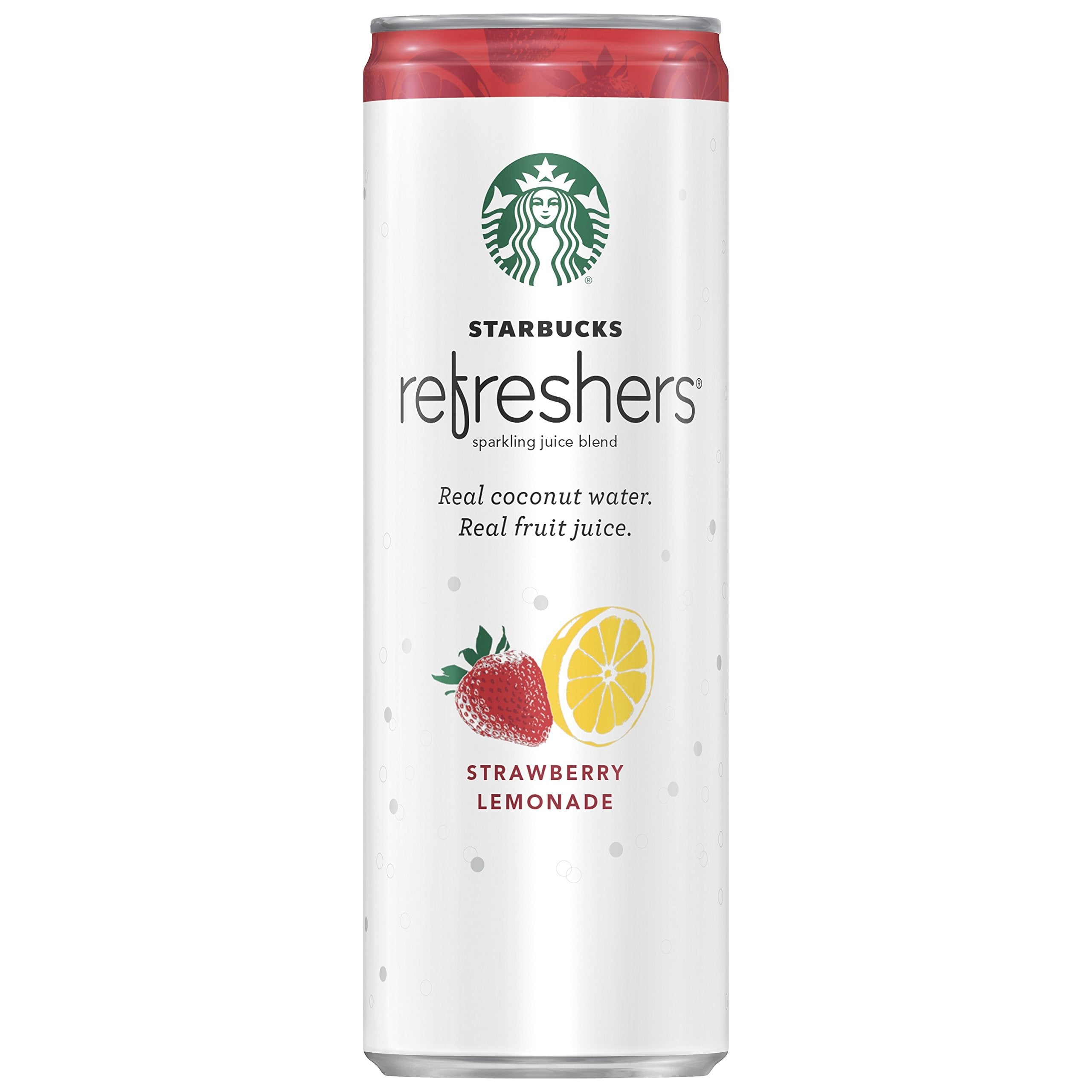 Starbucks Refreshers on-the-go display, convenient grab-and-go option.