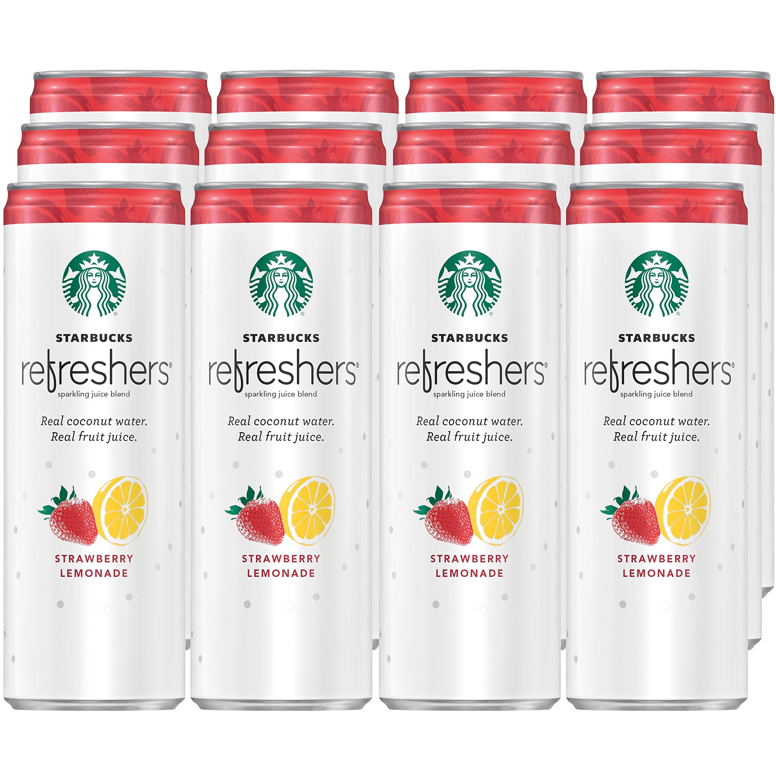 Starbucks Refreshers pour-over-ice shows a chilled, bubbly taste for quick refreshment.