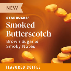 Starbucks Smoked Butterscotch pod stack, easy to stock for fall.