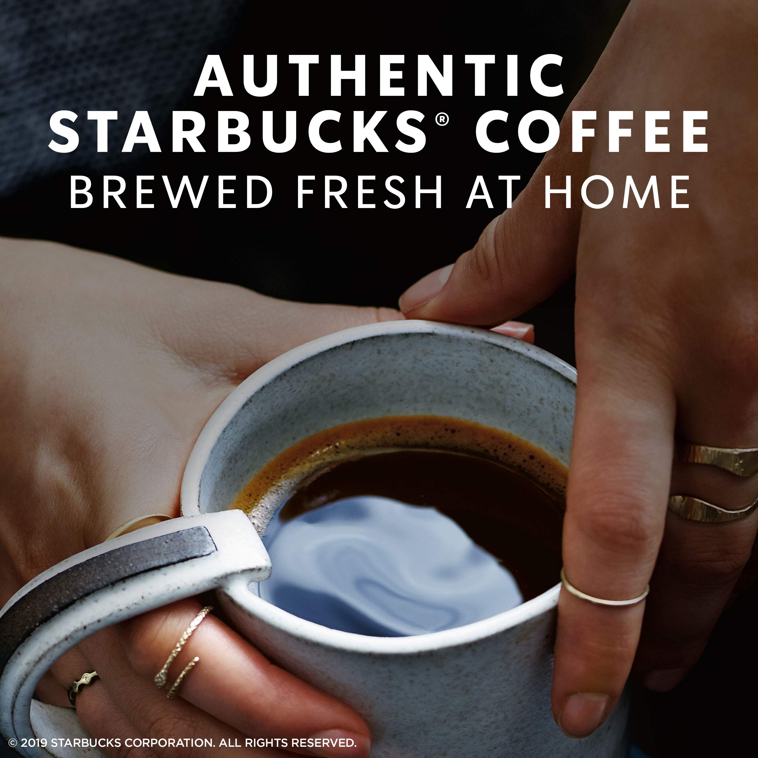 Box of 24 cups ready for daily Starbucks ritual at home.