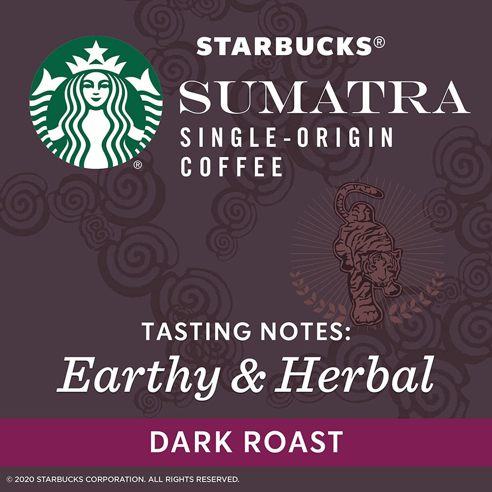 Starbucks Sumatra K-Cup brew pour shows quick, consistent preparation.