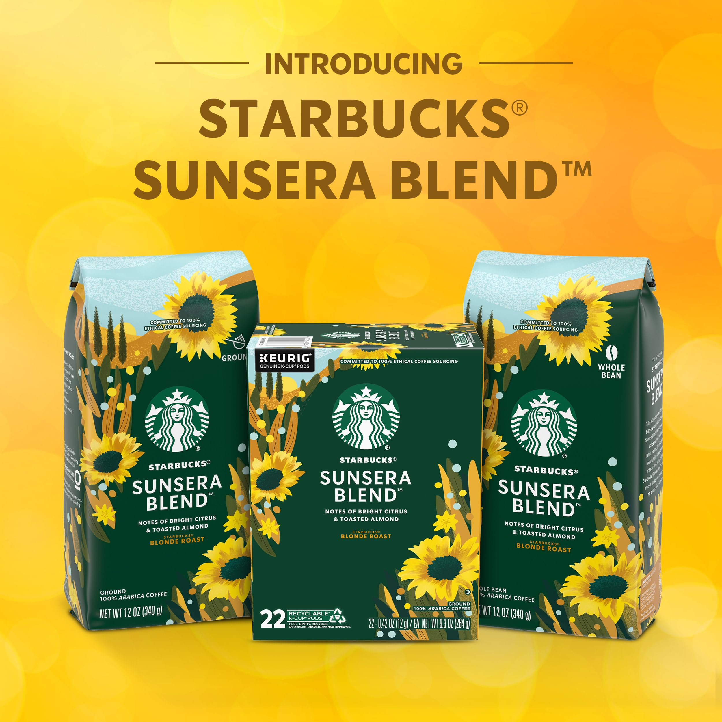 Sunsera box with sun-inspired label displayed