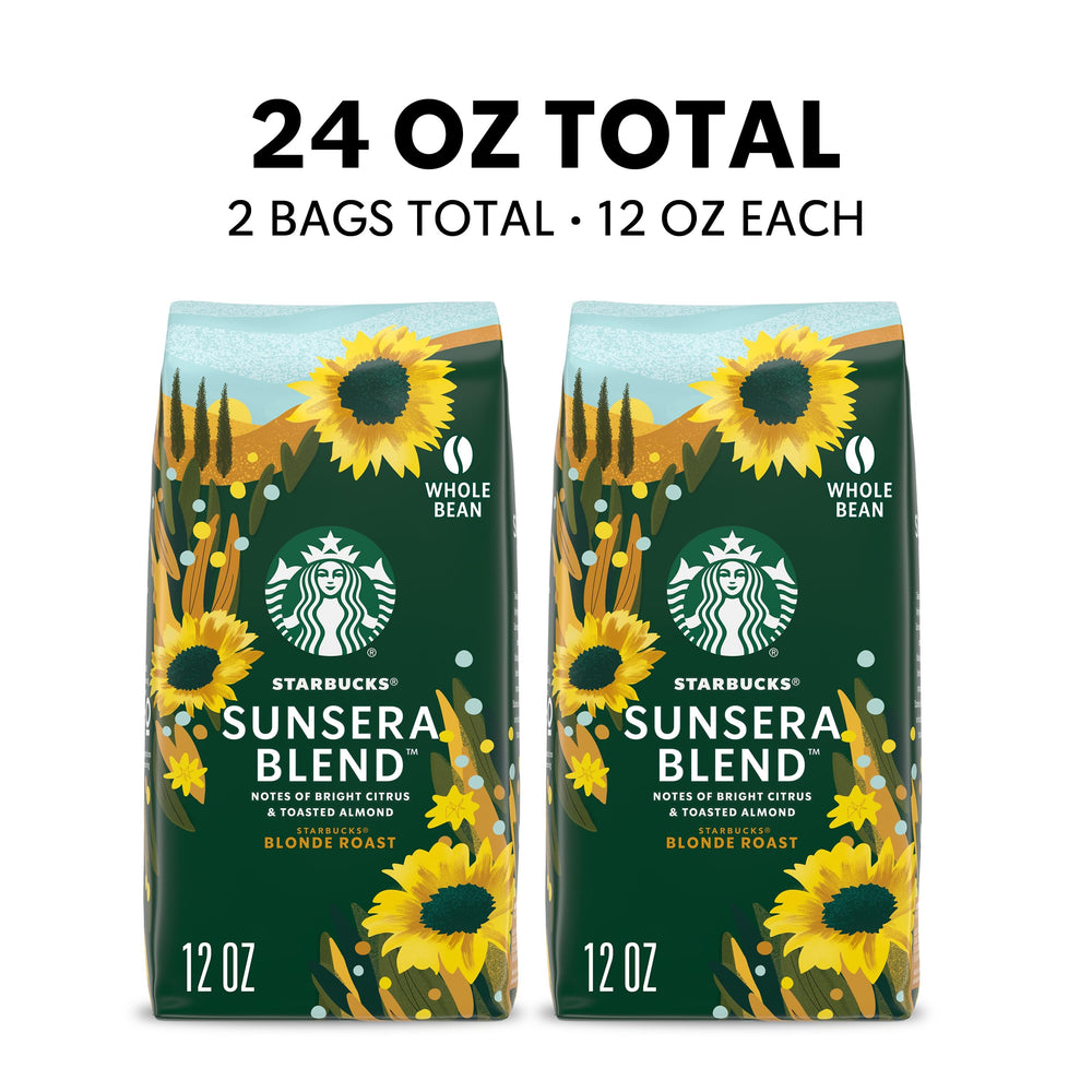 Starbucks Sunsera Blend toasted almond accents enrich everyday coffee