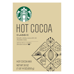 Starbucks sustainable cocoa label highlighting ethical sourcing.