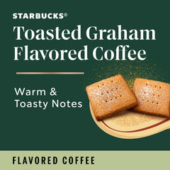 Starbucks Toasted Graham K-Cup Pod hot-brew ready for Keurig machines.