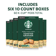 Starbucks Toasted Graham K-Cup unboxing reveals convenient daily coffee ritual.