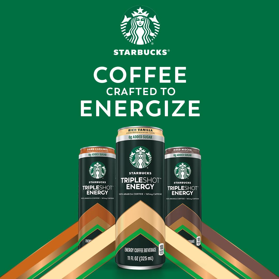 Starbucks Tripleshot 12-pack cans for easy grab-and-go occasions