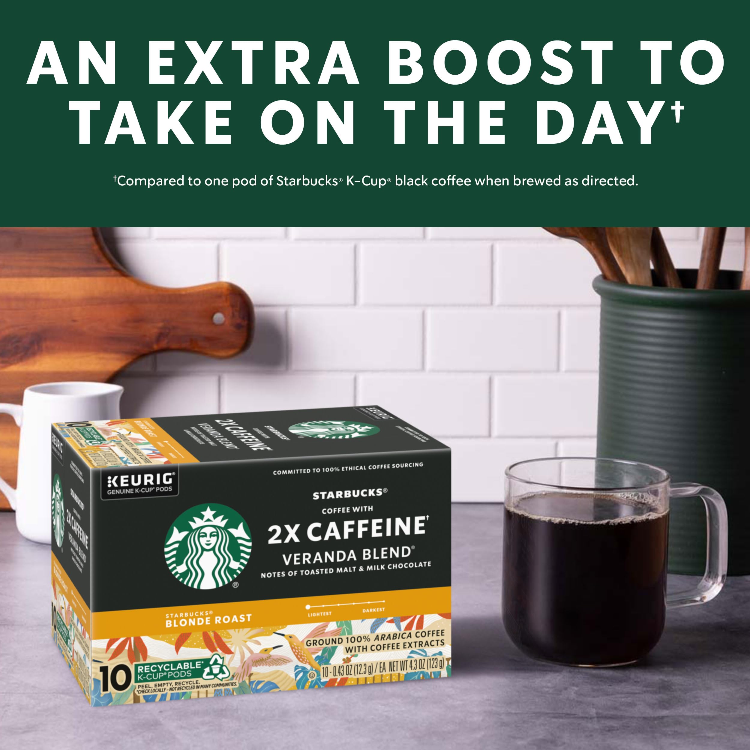 Starbucks Keurig brewer-ready pods fit your home setup.