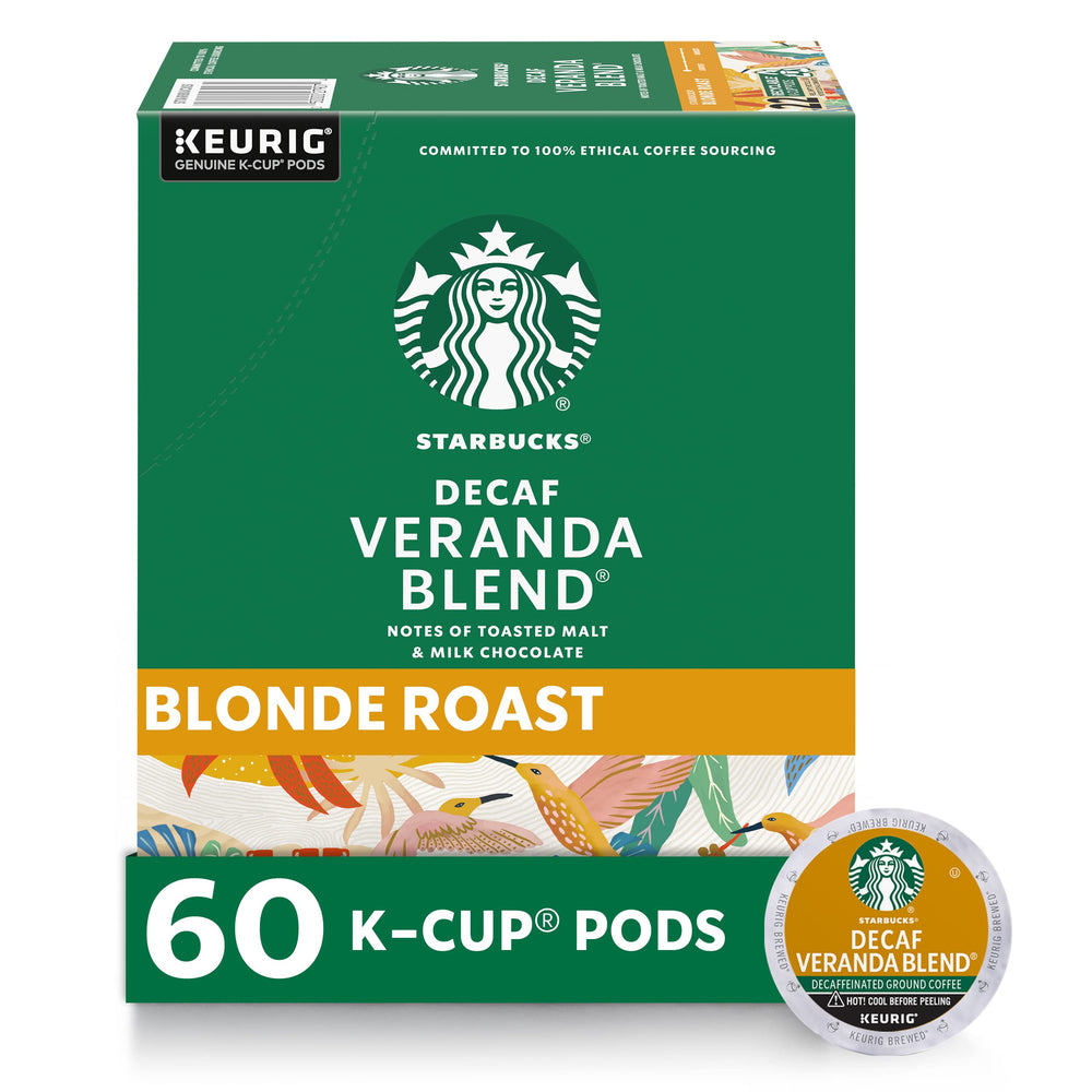 Starbucks Veranda Blend K-Cup packaging for quick, convenient at-home coffee