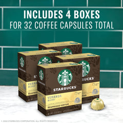 Starbucks Veranda Blonde Roast cup ready at 7.8 oz.