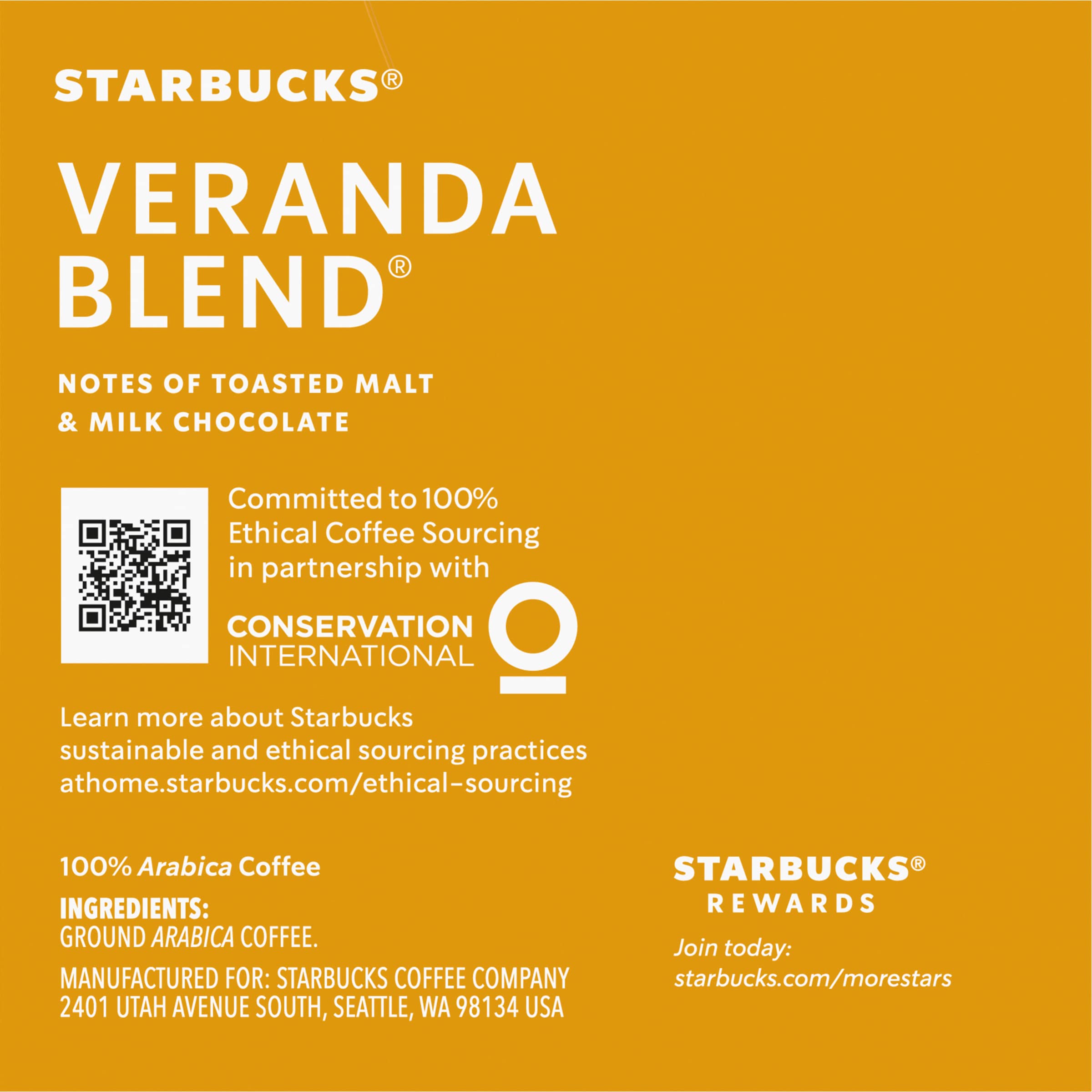Morning setup with Starbucks Veranda Blonde in the kitchen.