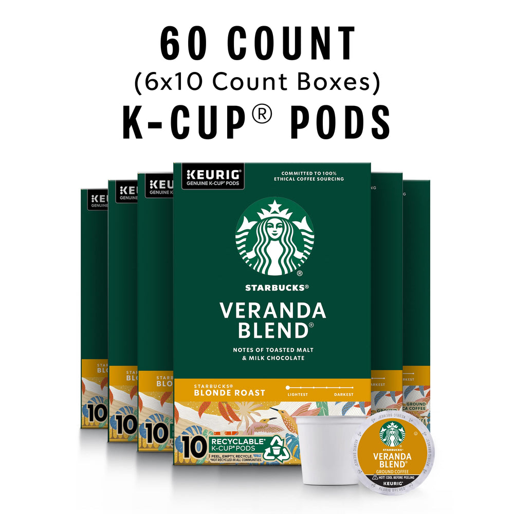 Starbucks Veranda Blend pod on ice demonstrates a refreshing iced coffee option.