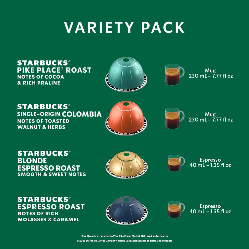Starbucks Vertuo Blonde Espresso capsule for a bright, balanced espresso