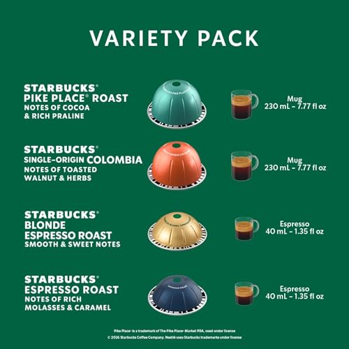 Starbucks Vertuo brewing with compatible Vertuo machines for simple mornings