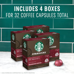 Starbucks Vertuo compatible brew mug highlights bold spicy profile