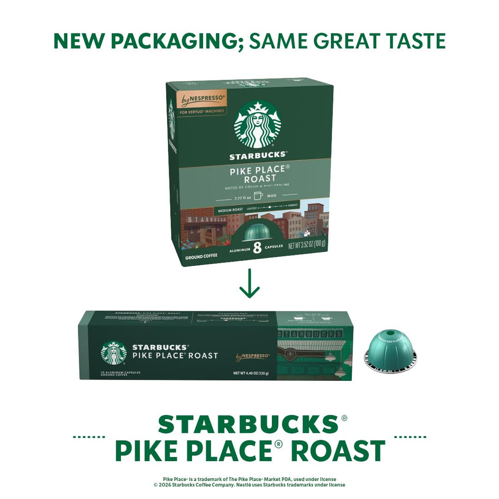 Starbucks Vertuo Espresso Roast capsule delivers bold, full-bodied espresso