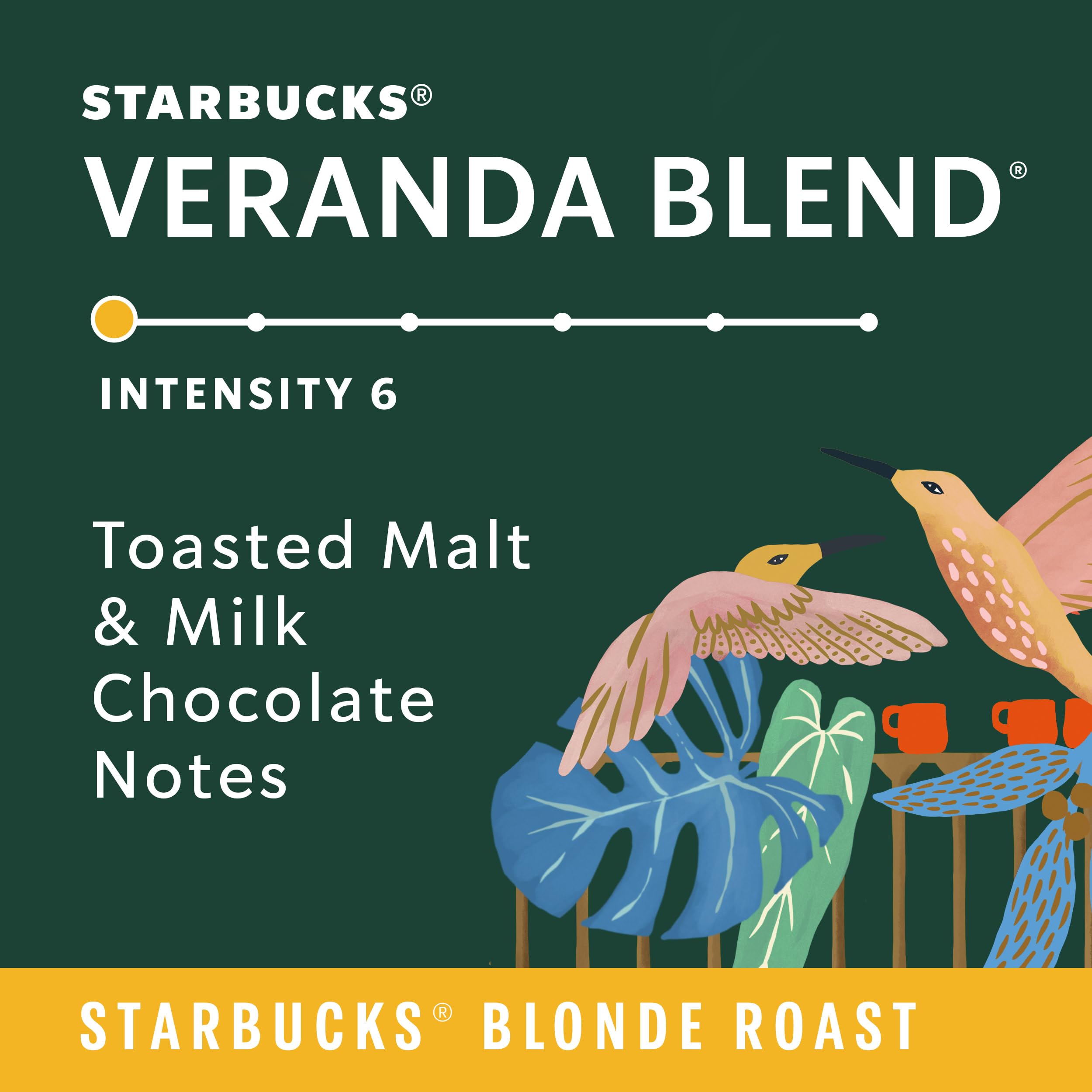 Starbucks VIA Veranda morning cup highlighting light roast notes