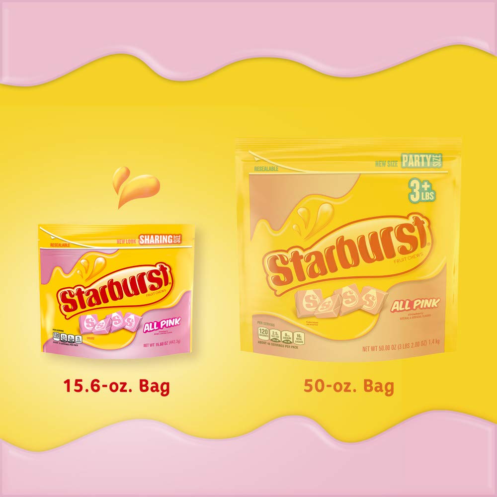 Starburst All Pink chewy Easter candy pinata filler brightens spring celebrations.