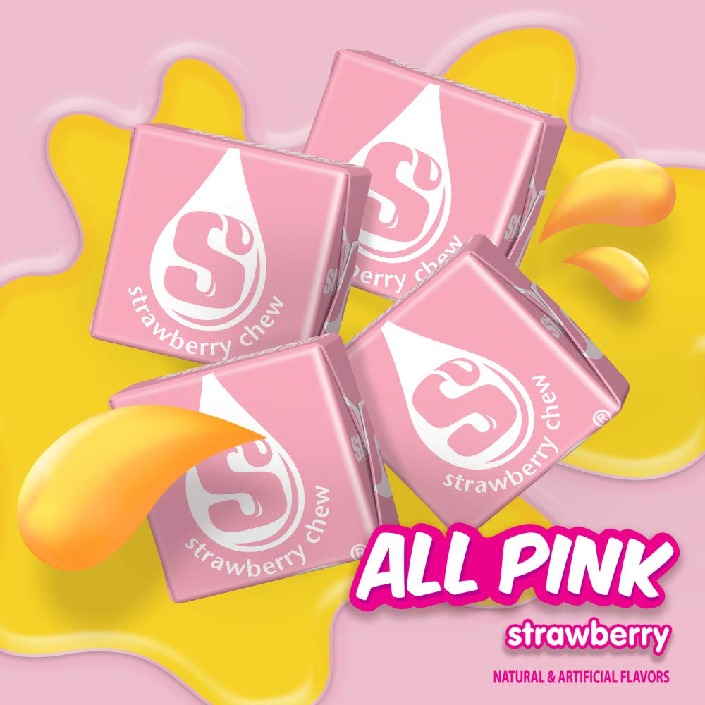 Starburst All Pink chewy Easter candy serving dish invites candies at gatherings.