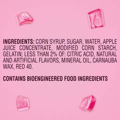 Starburst All Pink Gummies soft chewy texture with strawberry flavor.