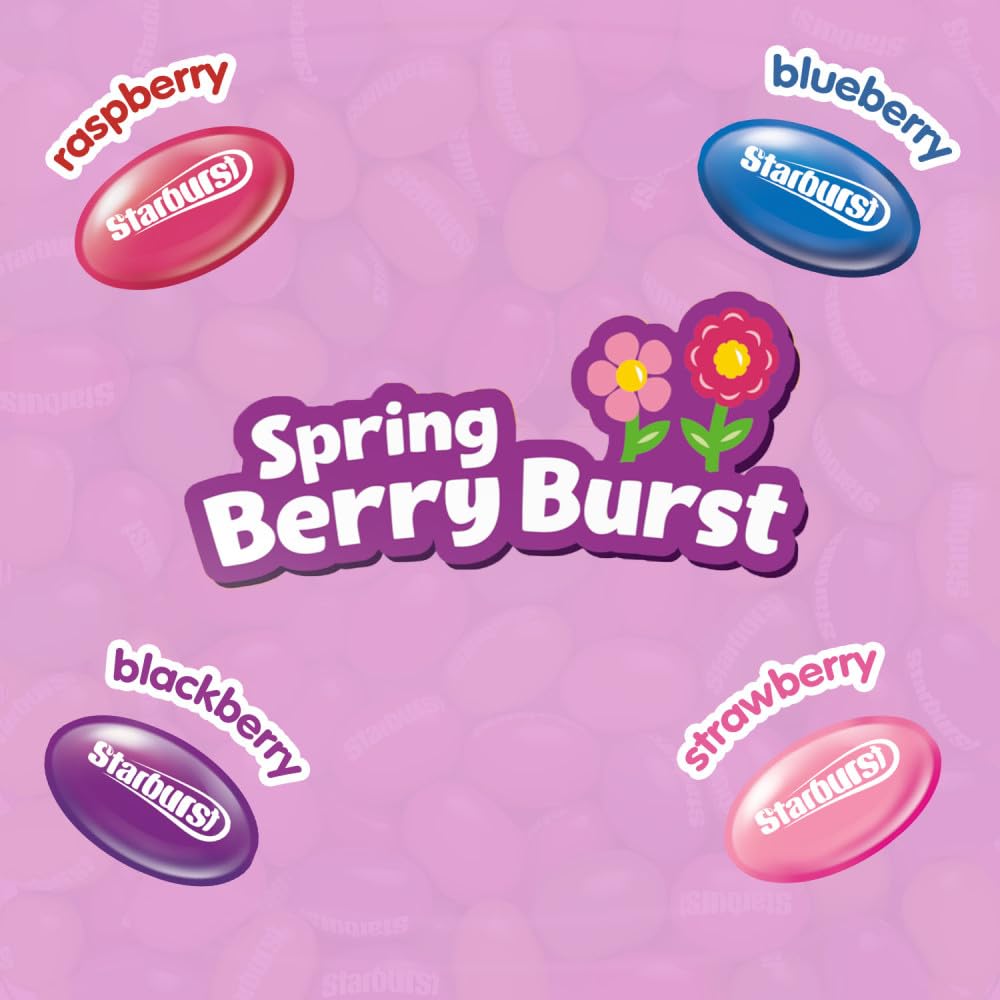 Vibrant flavors of strawberry, raspberry, blackberry, and blueberry in each bite.