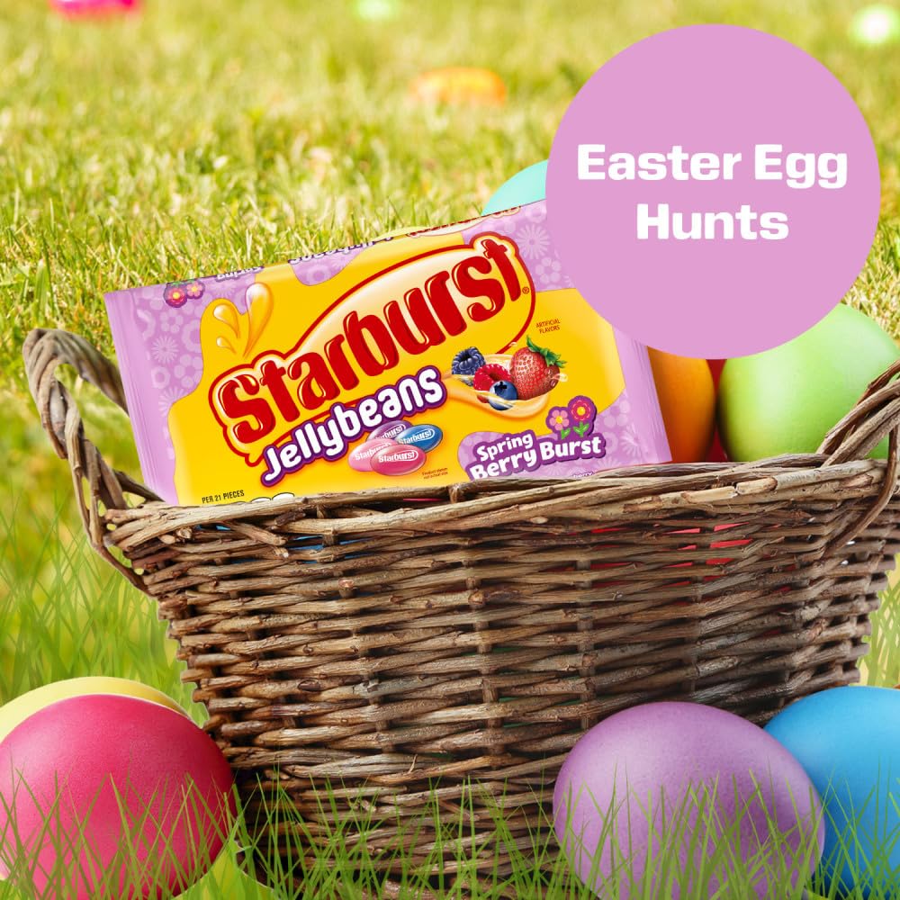 STARBURST Berry Burst beans used for Easter egg hunts and party favors.