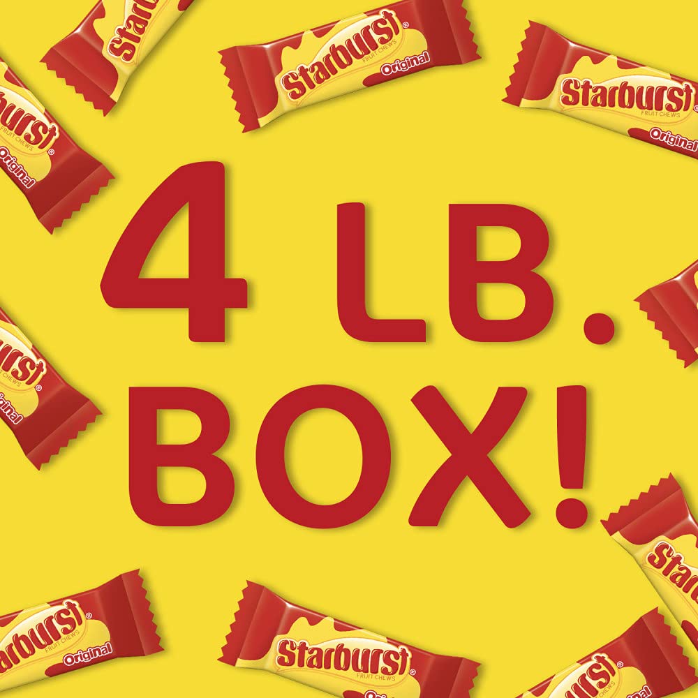 Starburst bulk box packaging designed for easy restocking and event prep