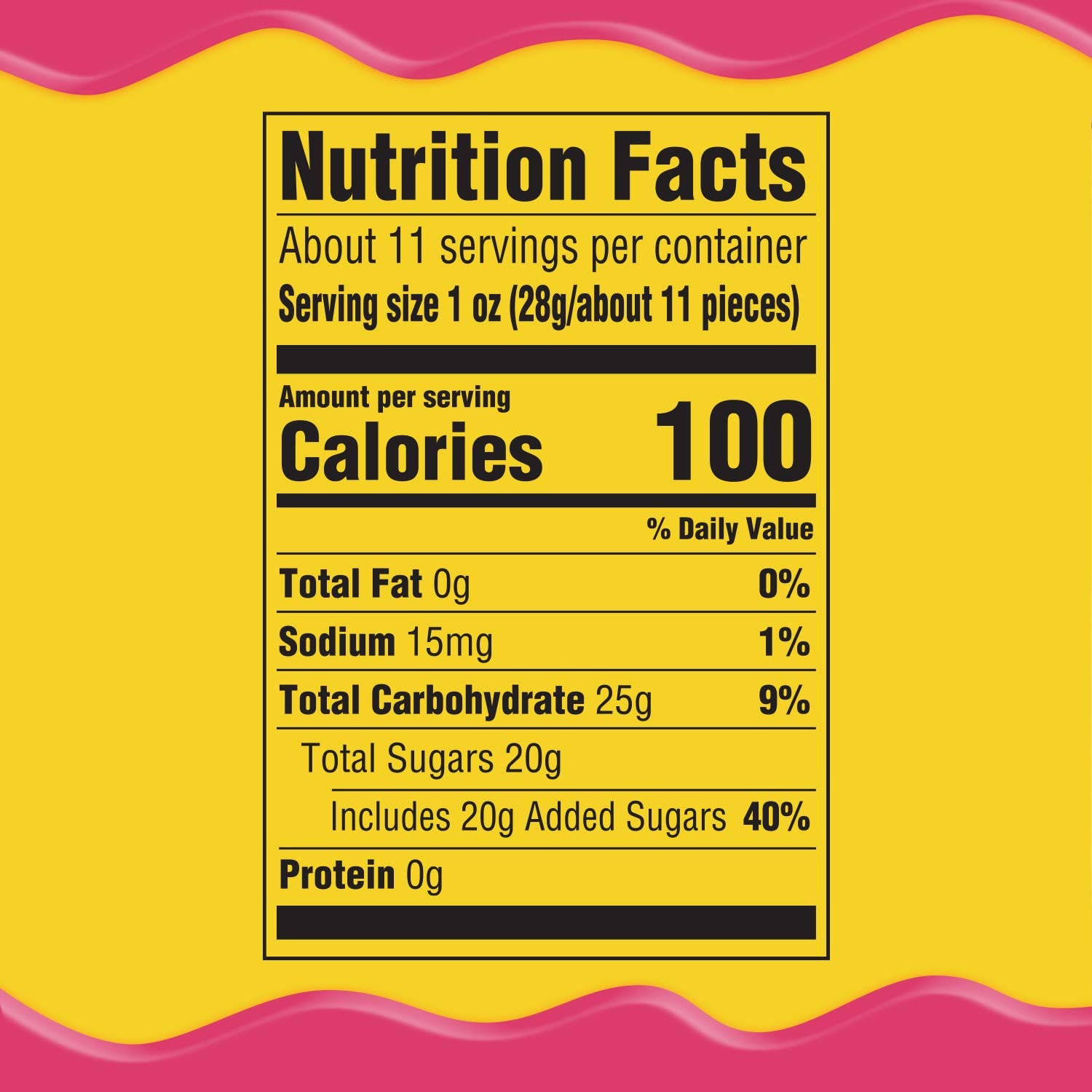 Starburst jellybeans fit in a candy bowl or display