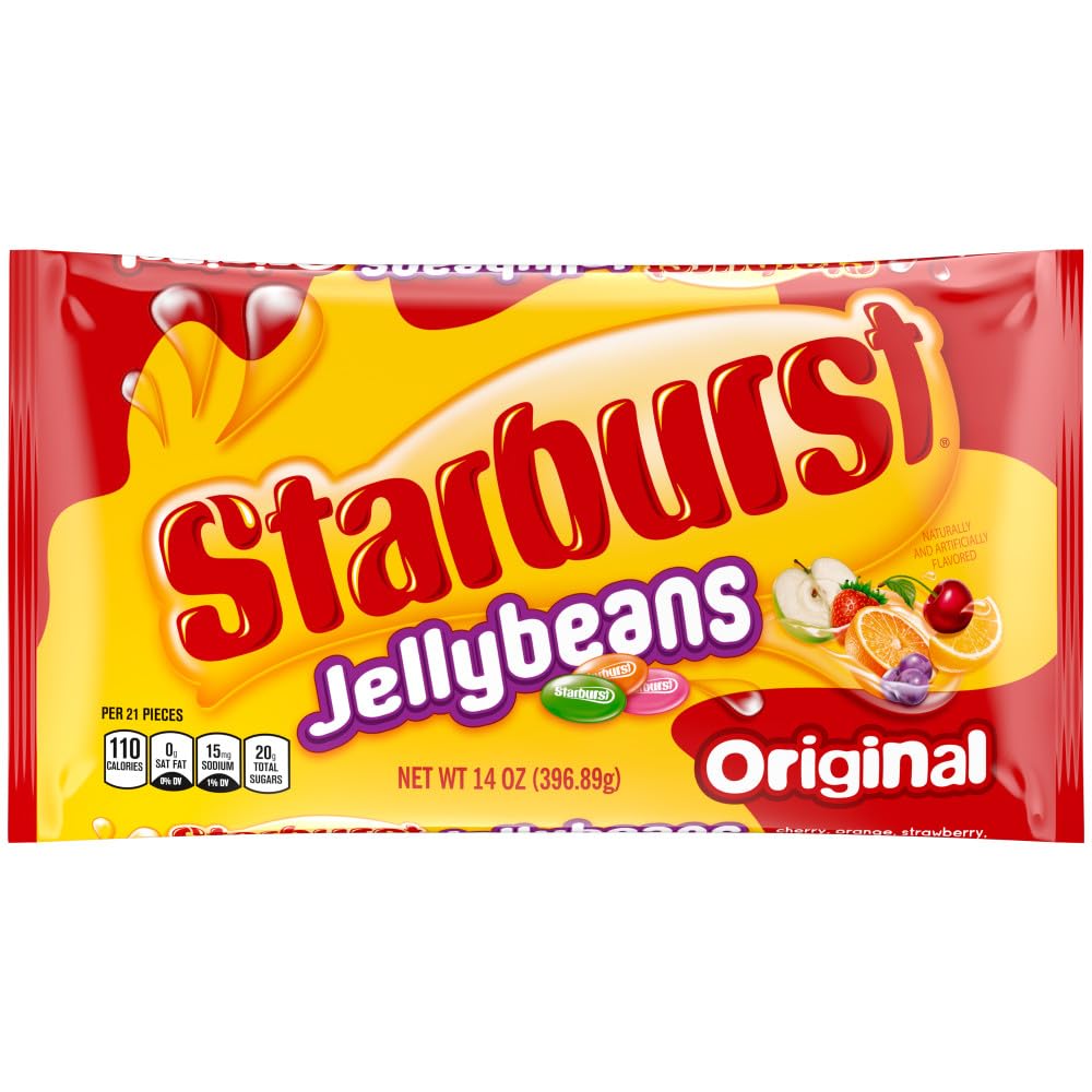 Starburst jelly beans for decorating cupcakes and spring desserts.