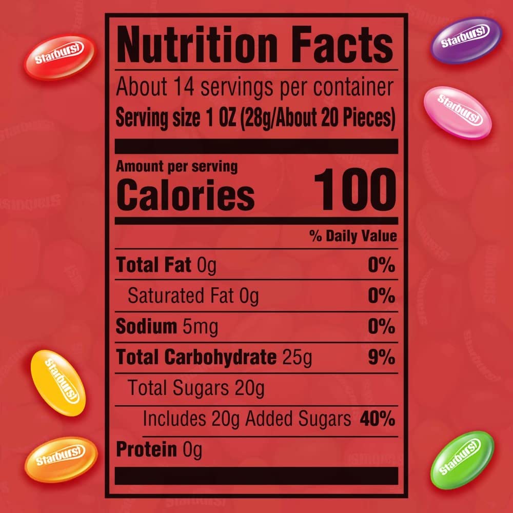 Starburst Original Easter Jelly Beans show a colorful mix of fruity flavors for gifting.