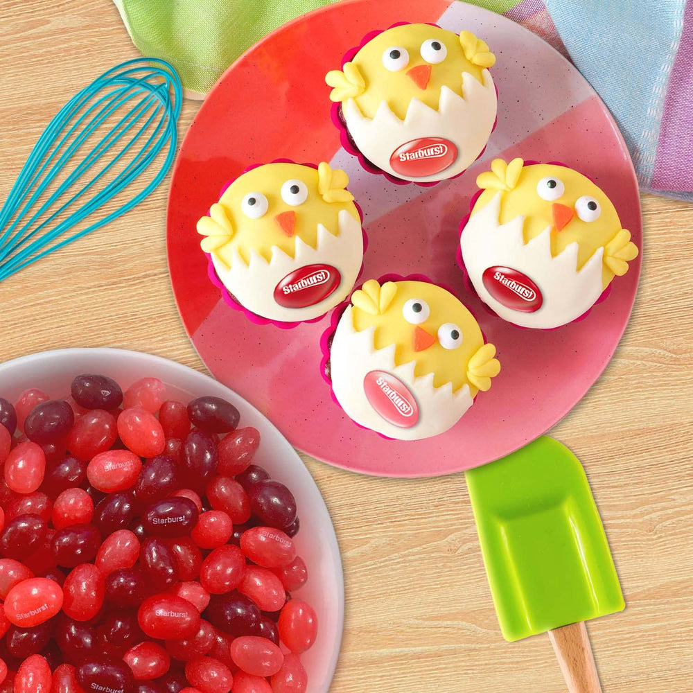 Cherry-flavor Starburst FaveREDS jelly beans for spring snacking