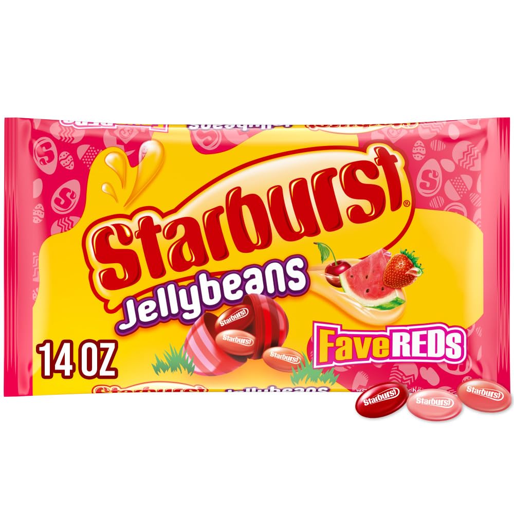 Starburst FaveREDS jelly beans for Easter baskets with fruity flavors