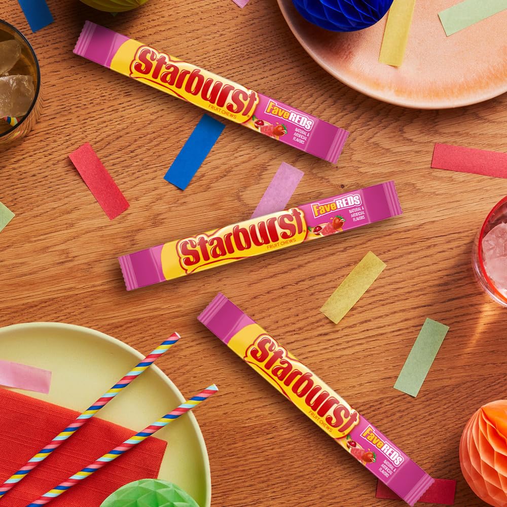 Starburst FaveREDS ideal for sharing at gatherings.
